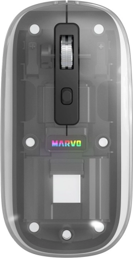 Ratón inalámbrico de oficina Marvo Prism B10 negro