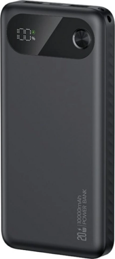 Powerbank USAMS PB80 10000 mAh, 20W PD, 2×USB‑A + USB‑C, negra