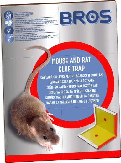 Trampa adhesiva para ratones y ratas Bros
