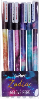 Bolígrafos de gel Zodiac, set de 6 uds.