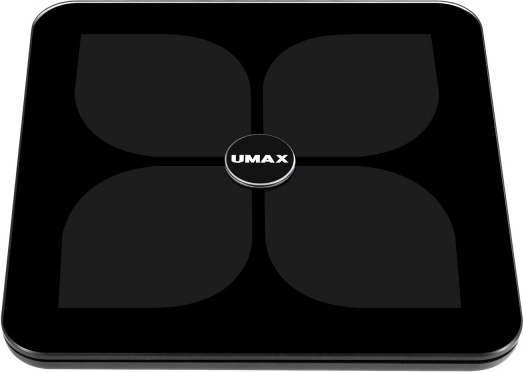 Báscula inteligente UMAX Smart Scale US20HRC, negra