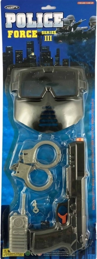 Set de policía con subfusil para niños