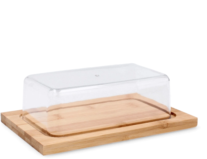 Recipiente de plástico con tapa 20 × 13,5 × 6,5 cm