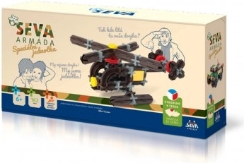 Bloques de construcción SEVA Ejército – unidad especial, 162 piezas