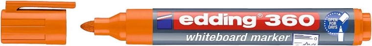 Rotulador para pizarra blanca edding 360, naranja