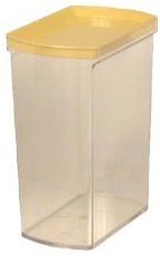 Recipiente de plástico 1,5 l – transparente, apilable