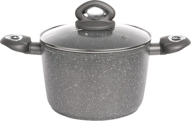 Olla Valdinox Rock 24 cm con tapa 6 l