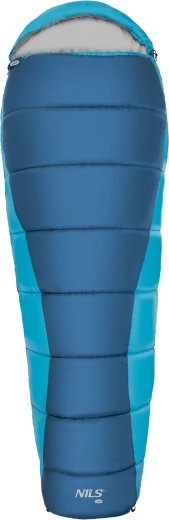 Saco de dormir momia NILS Camp gris-azul