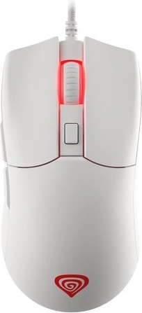 Ratón gaming Genesis Krypton 750 blanco 8000 DPI RGB