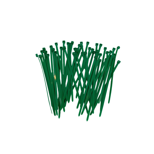 Juego de 100 bridas para fijación de malla de sombreo 0,5 × 15 cm