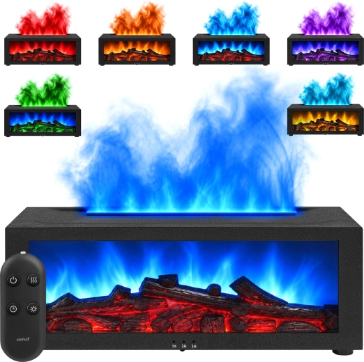 Difusor de aroma Zortiva con efecto de chimenea de 150 ml