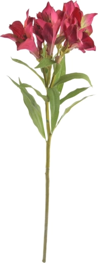 Lirio artificial rojo 63 cm