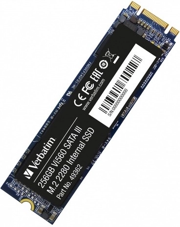 SSD interno Verbatim vi560 256 GB M.2 2280 SATA - 1 pieza