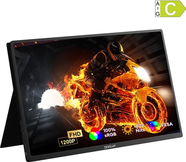 Monitor portátil ZEUSLAP P16 Plus 16" WUXGA 180 Hz