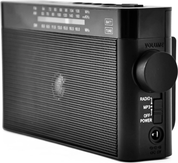 Radio retro portátil AM/FM con Bluetooth y USB