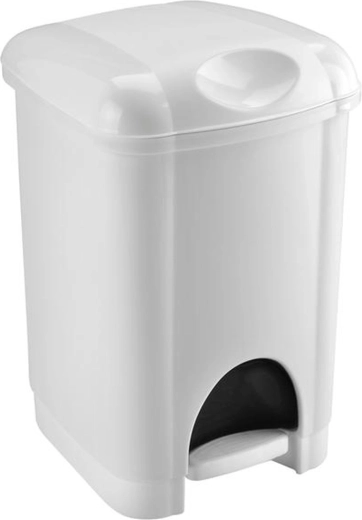 Papelera de plástico con pedal Heidrun 16 l