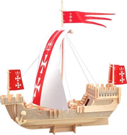 Woodcraft puzzle 3D de madera barco Koga