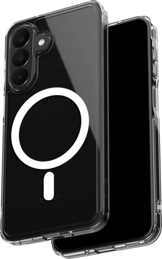 Funda híbrida transparente magnética Crong MagSafe para Samsung Galaxy A27 5G - 1 pieza