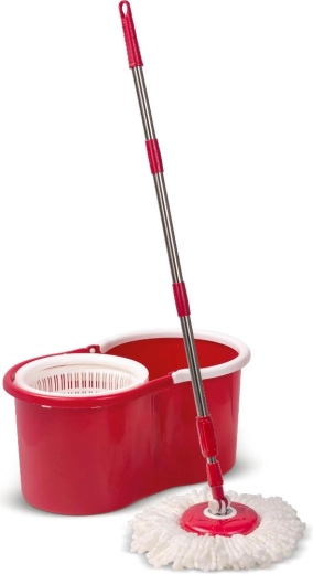 Mopa giratoria Lamart Clean con cubo escurridor de 12 l