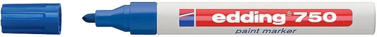 Rotulador de pintura azul Edding 750