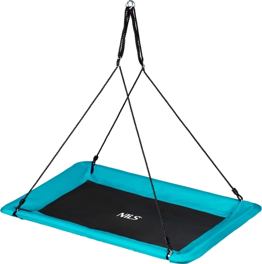 Columpio rectangular nido de cigüeña NILS Camp NB5043 turquesa