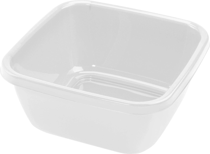 Lavabo cuadrado de plástico 9 l HEIDRUN
