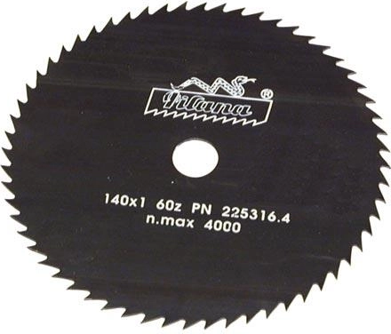 Disco de sierra PILANA 140 mm, 60 dientes, 1,0 mm, orificio 16 mm