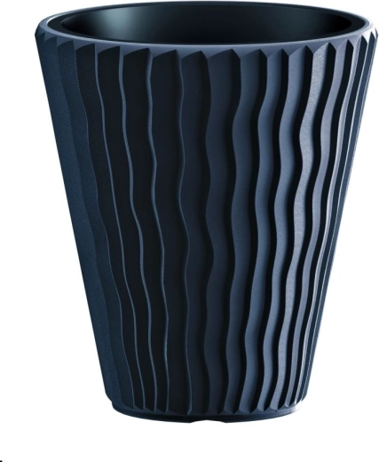 Macetero Prosperplast Sandy Slim antracita 37 l