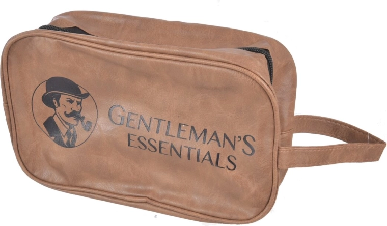 Neceser Gentleman marrón 26 × 15 × 10 cm