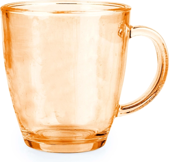 Taza de vidrio Toro 350 ml, mix de colores
