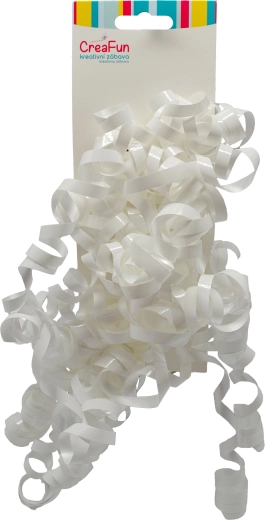 Lazo metálico de regalo blanco, 2 uds (6 mm)