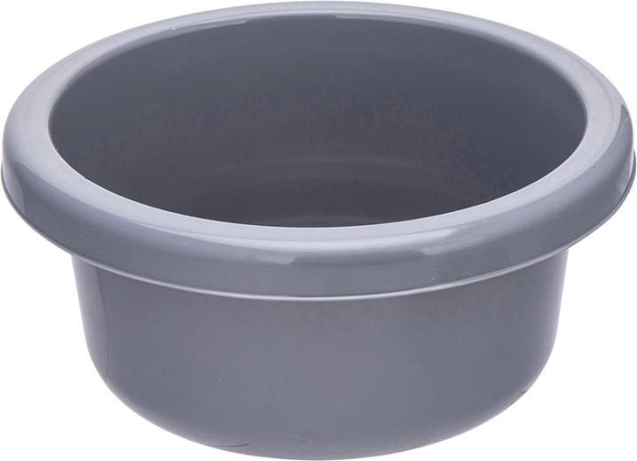 Cuenco redondo de plástico 31 cm 6,2 l gris