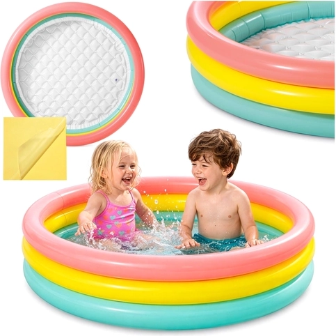 Piscina infantil hinchable INTEX con fondo blando