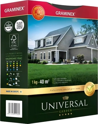 Mezcla universal prémium de semillas de césped 1 kg – césped resistente y denso