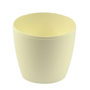 Macetero decorativo Magnolia 25 cm color crema