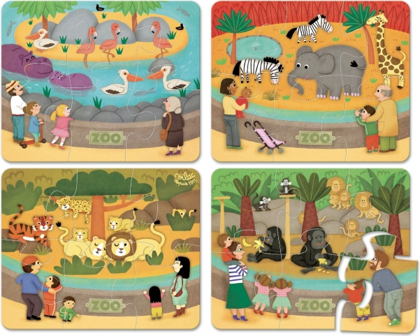 Vilac Puzles de madera Zoo