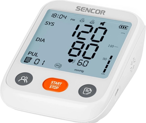 Tensiómetro digital de brazo Sencor SBP 1150WH