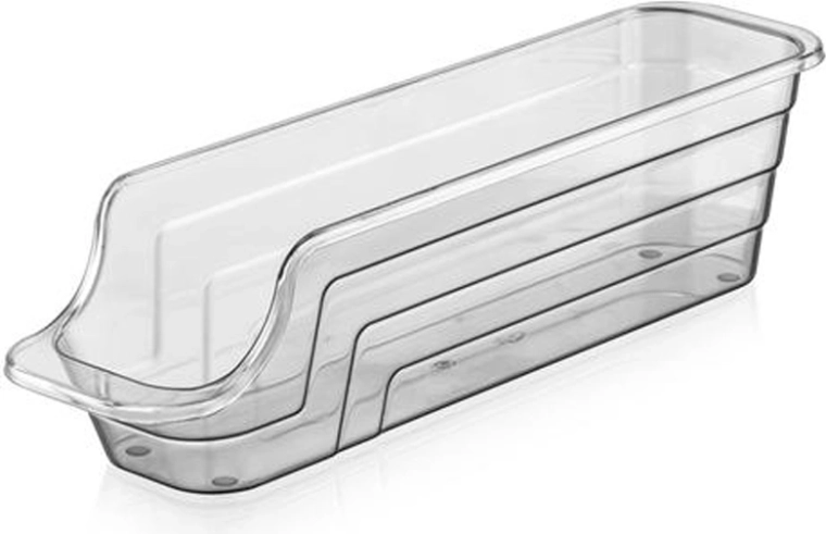 Organizador de plástico mini, antracita transparente
