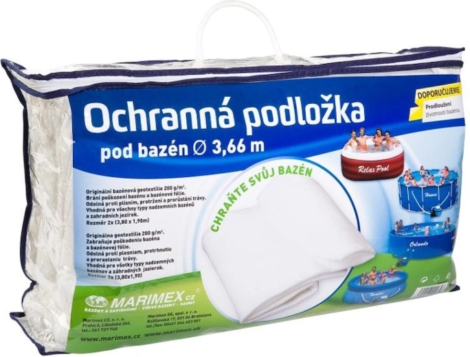 Lona geotextil bajo la piscina 3,66 m