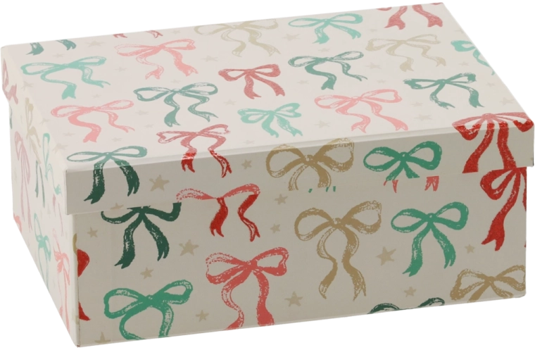 Caja de regalo Lazo navideño - 1 unidad