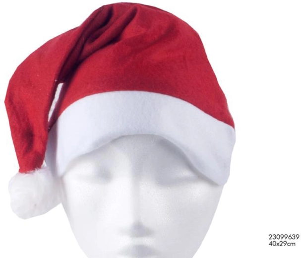 Gorro de Papá Noel rojo y blanco