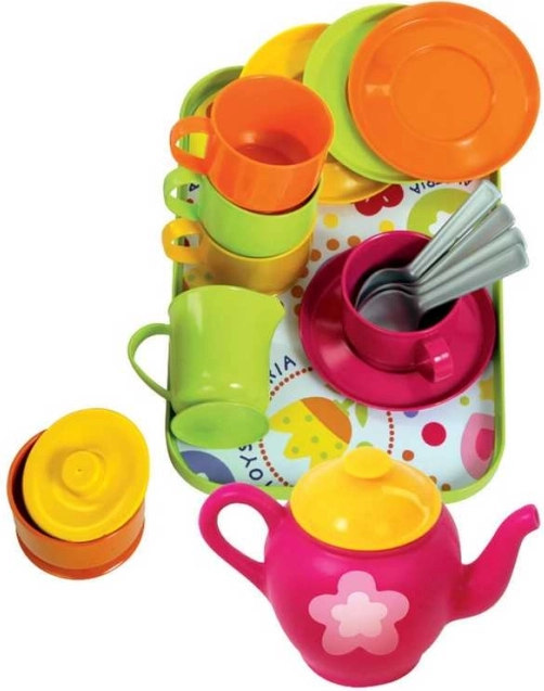 Gowi juego de té para niños, 18 piezas