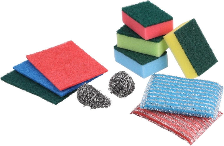 Set de esponjas para platos 11 uds. – surtido de tipos