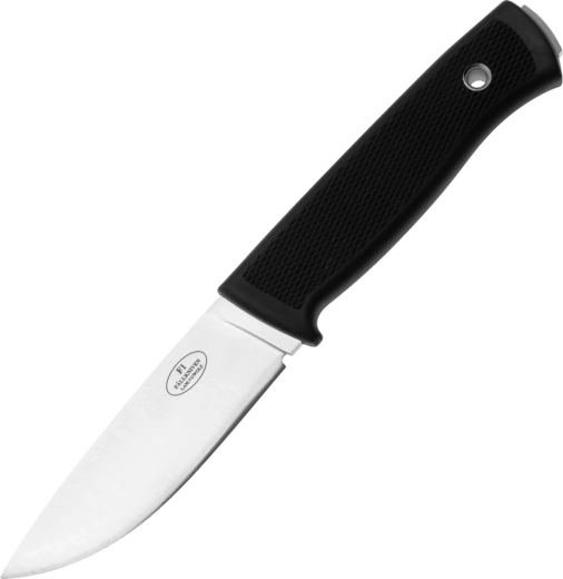 Fällkniven F1nZ cuchillo outdoor 10 cm, satinado, negro, Thermorun, funda Zytel
