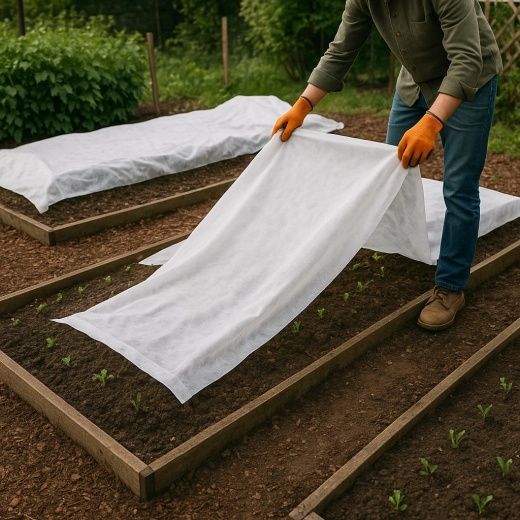 Agrotextil blanco de invierno y primavera 2 × 10 m, 30 g/m²