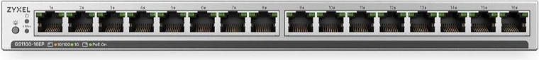 Zyxel GS1100-16EP switch gigabit con PoE+ (16 puertos)