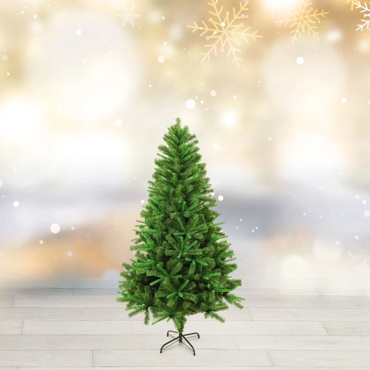 Árbol de Navidad artificial de 120 cm bicolor