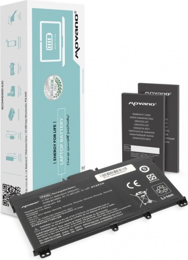 Batería Movano TF03XL para HP Pavilion 14-bf, 14-bp y 15-cd (3400 mAh, 39 Wh)
