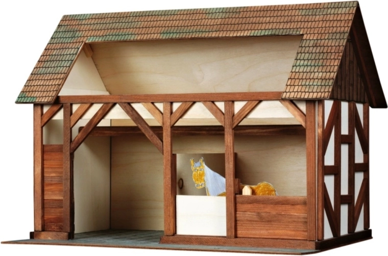 Kit de construcción de madera para pegar Walachia Establo