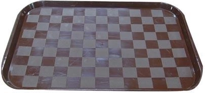 Bandeja de servicio de plástico 49 × 35 cm, surtido de colores